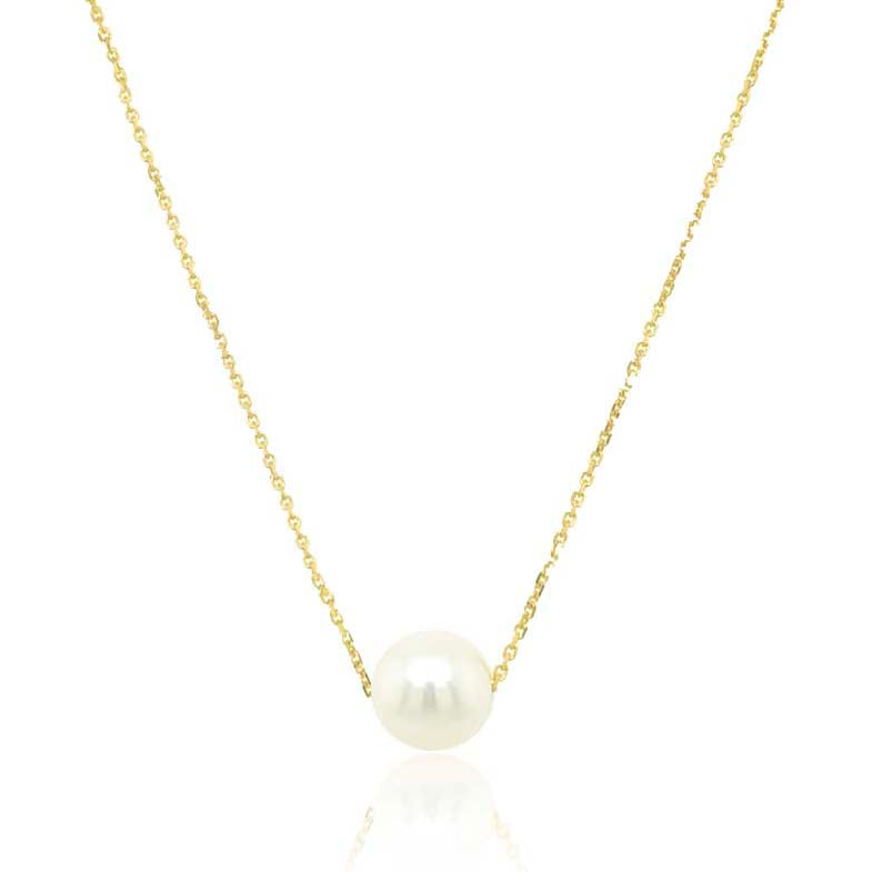 Single pearl necklace discount cheap