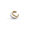 Bevel Link Golden Solo Silver Ear Cuff