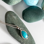 Pebble Azure Gemstone Necklace