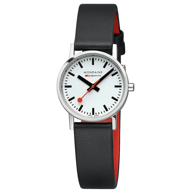 CLASSIC Black Vegan Grape Leather, 30mm Watch