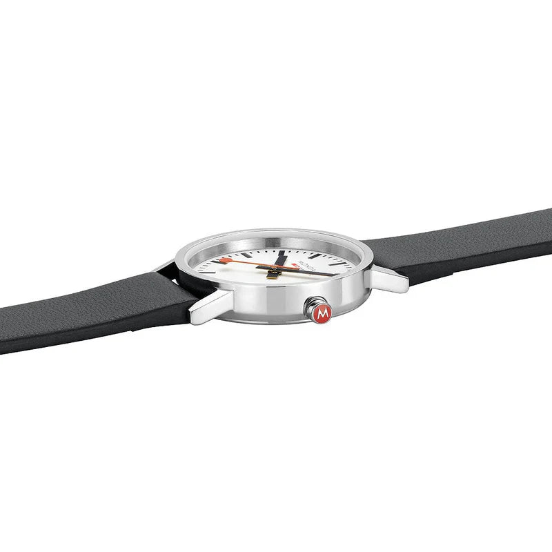 CLASSIC Black Vegan Grape Leather, 30mm Watch