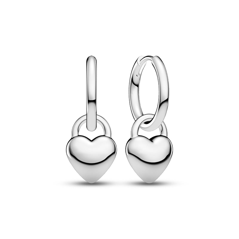 Julia Creole Silver Heart Earrings