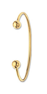 9ct Yellow Gold Women's Torque Bangle