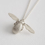 Silver BumbleBee Necklace