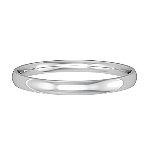 Platinum 2mm Court Wedding Ring