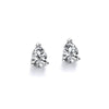 Silver Teardrop Swarovski Zirconia Earrings