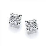 Swarovski Zirconia Silver Stud Earrings