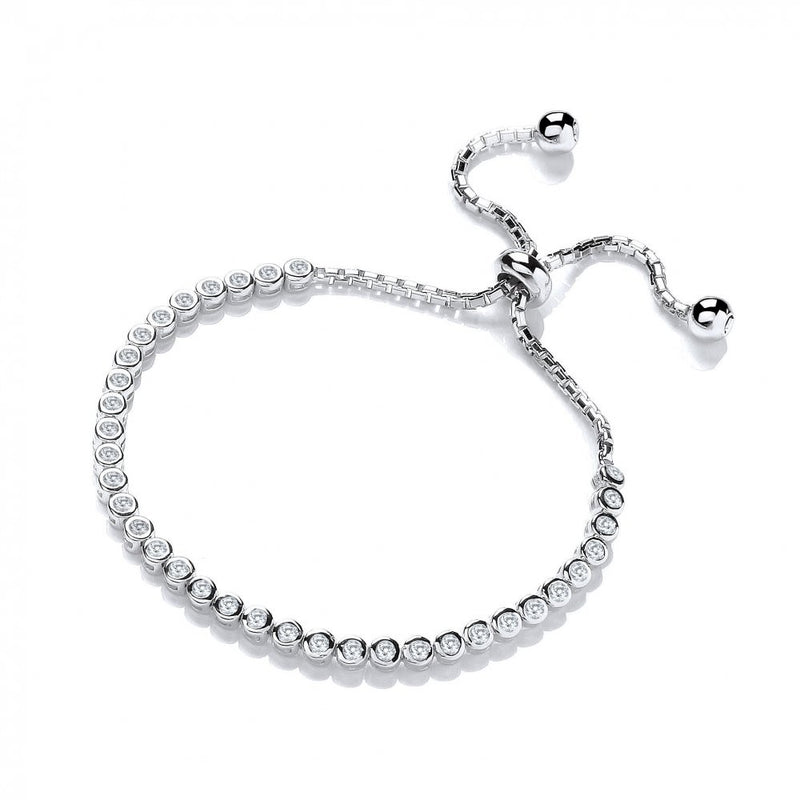 Swarovski Zirconia Silver Tennis Bracelet