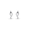Silver Entwine Twine Twist Stud Earrings