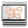 Composable Classic Link Rose Gold Butterfly
