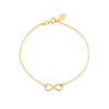 Yellow Gold Infinity Bracelet