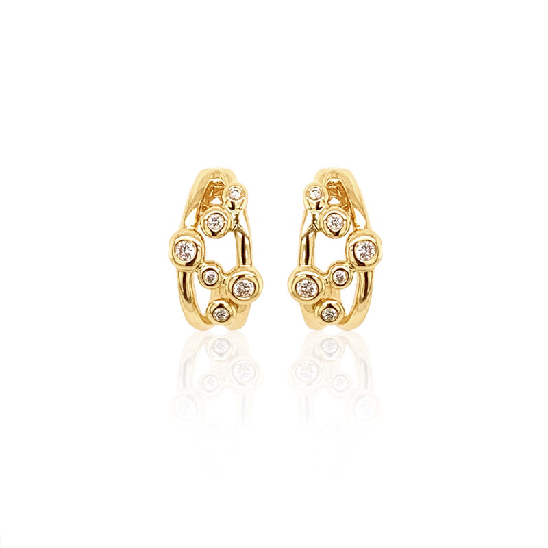 Diamond Bubble Earrings