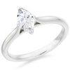 Marquise Cut Diamond Solitaire Ring