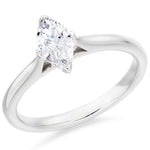 Marquise Cut Diamond Solitaire Ring