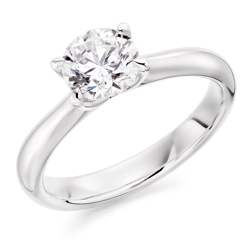 Platinum 1.00ct Diamond Solitaire Ring