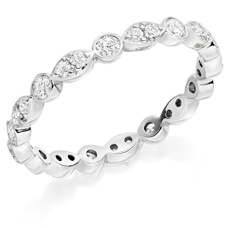 Platinum Diamond Full Eternity Ring