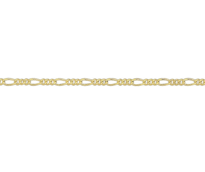 9ct Gold Filed Figaro Chain
