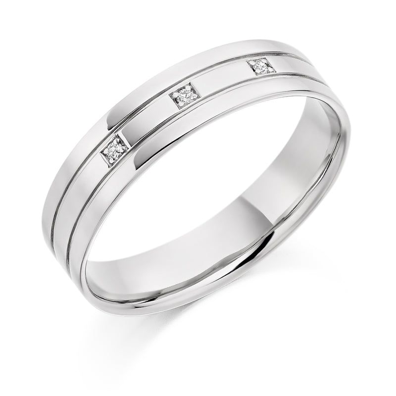 Gents LAB Diamond Ring in Platinum