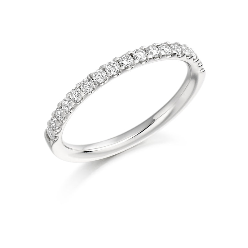 Platinum and Diamond Wedding Ring