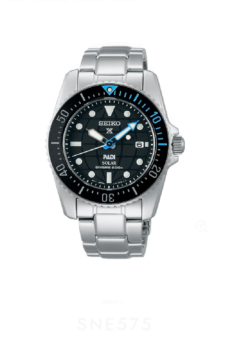PROSPEX Solar PADI Diver's SEIKO Men's Wristwatch