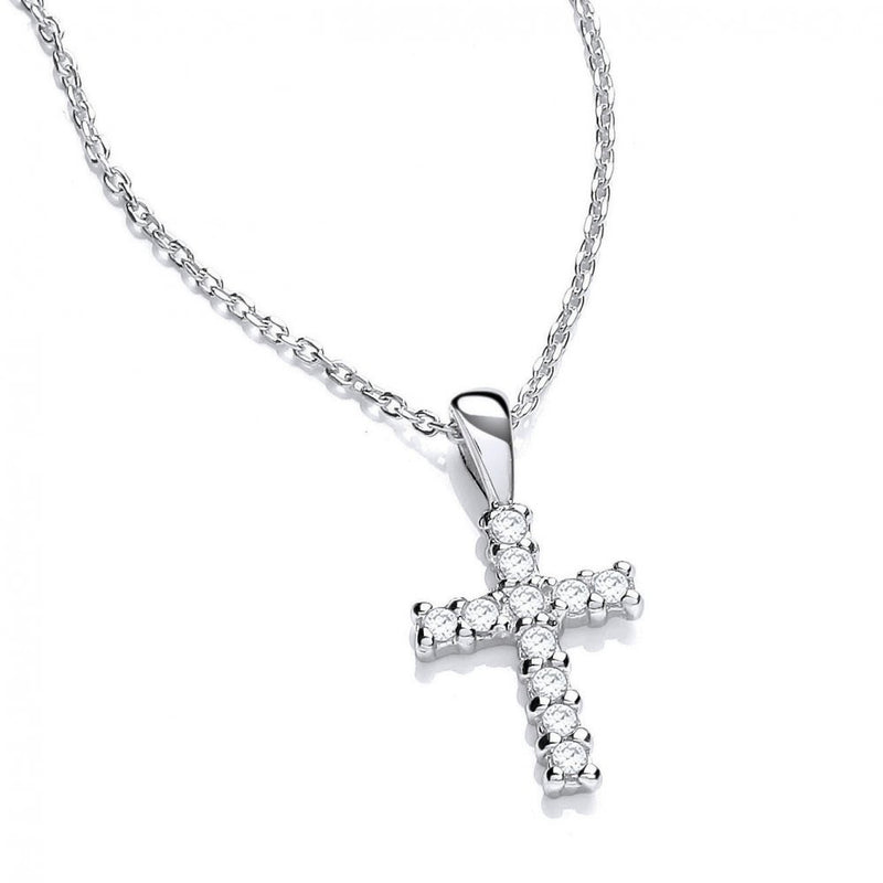 Swarovski Zirconia Small Cross Necklace