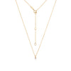 Diamond Solitaire Pendant in Yellow Gold