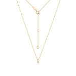 Diamond Solitaire Pendant in Yellow Gold