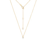 Diamond Solitaire Pendant in Yellow Gold