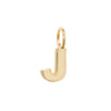 Gold Initial Dainty Charm Pendant