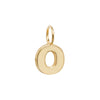 Gold Initial Dainty Charm Pendant